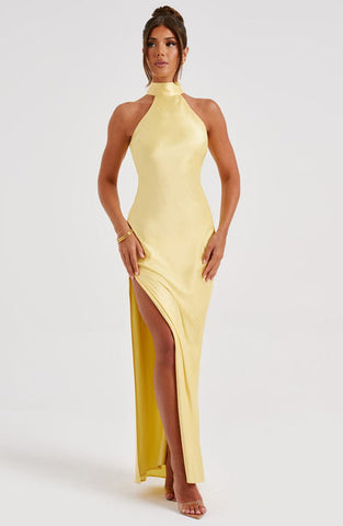 Margaret Maxi Dress - Lemon