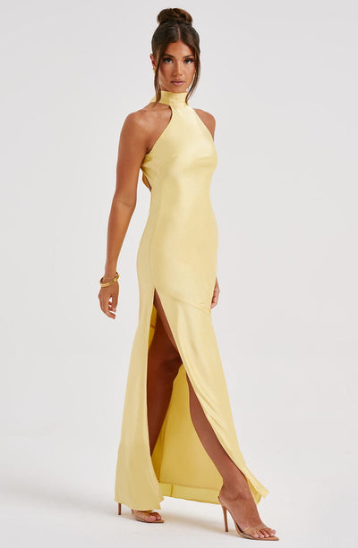 Margaret Maxi Dress - Lemon