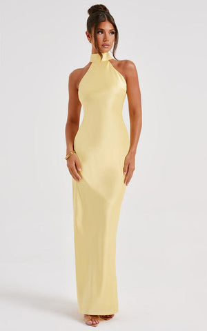 Margaret Maxi Dress - Lemon