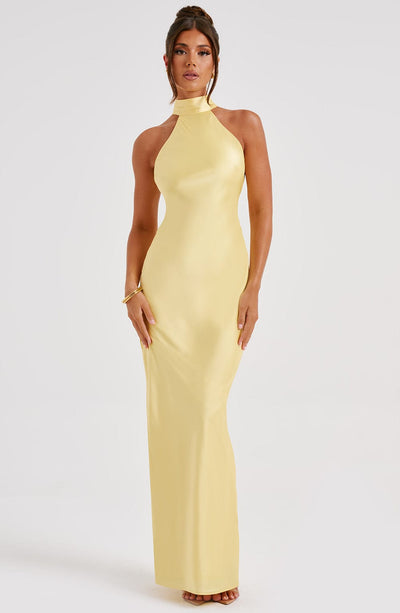 Margaret Maxi Dress - Lemon