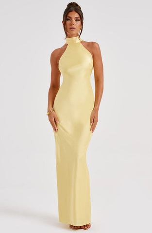 Margaret Maxi Dress - Lemon