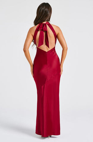 Margaret Maxi Dress - Wine