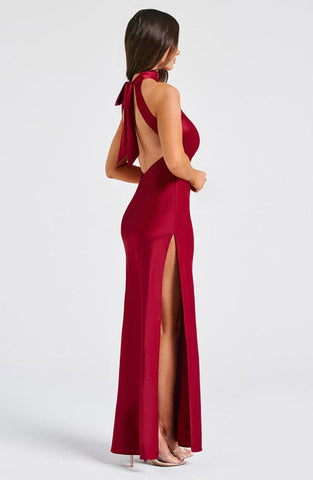 Margaret Maxi Dress - Wine