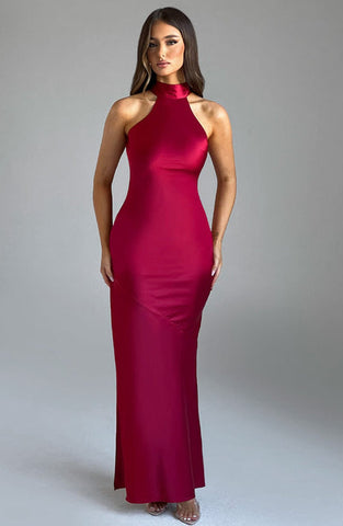 Margaret Maxi Dress - Wine