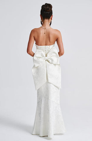 Mary Maxi Dress - Ivory