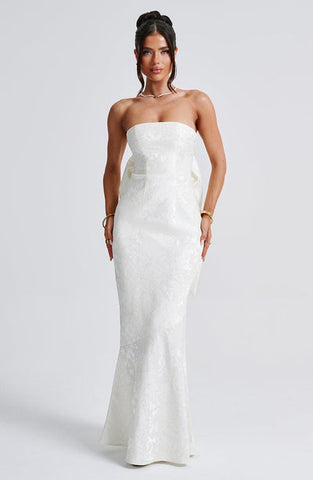 Mary Maxi Dress - Ivory