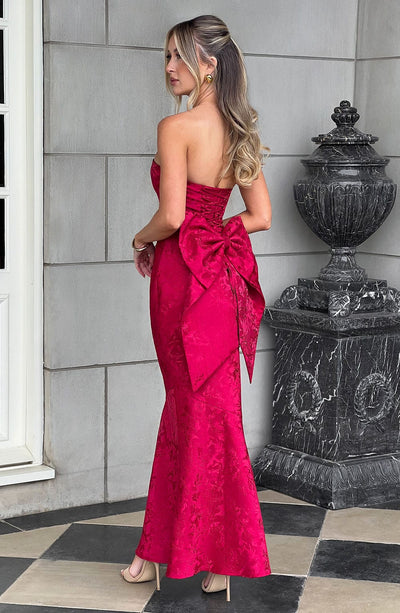 Mary Maxi Dress - Red