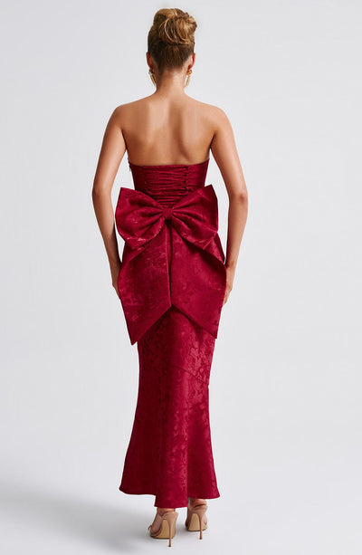 Mary Maxi Dress - Red