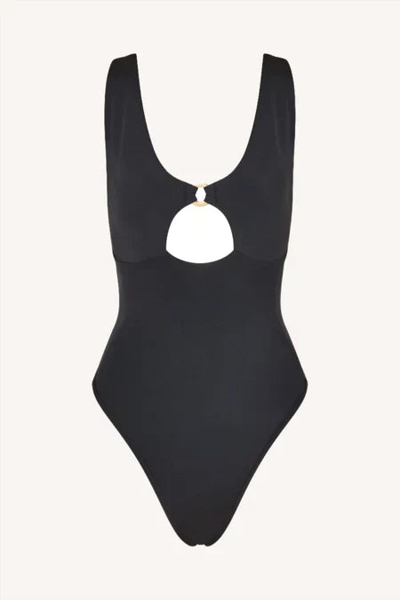 One Piece Cutout Black