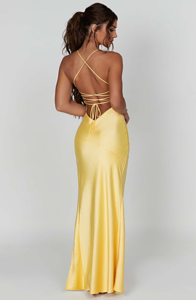 Kaylee Maxi Dress - Lemon