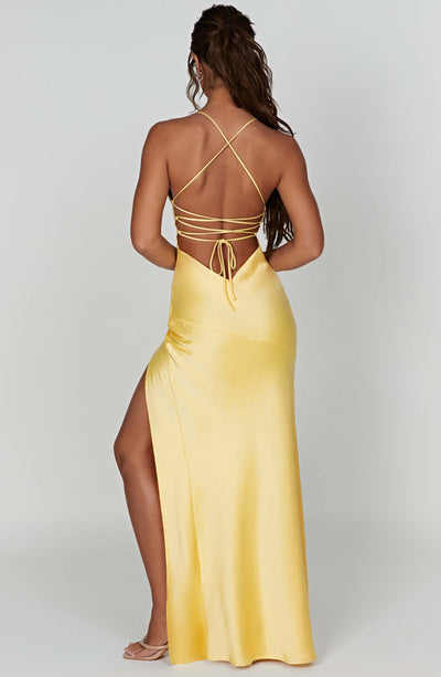 Kaylee Maxi Dress - Lemon