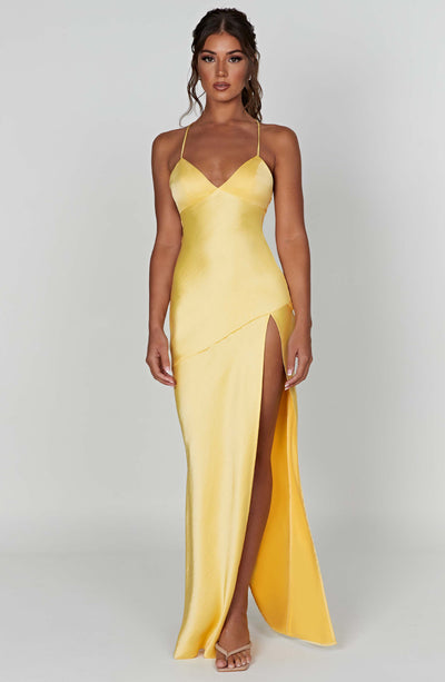 Kaylee Maxi Dress - Lemon