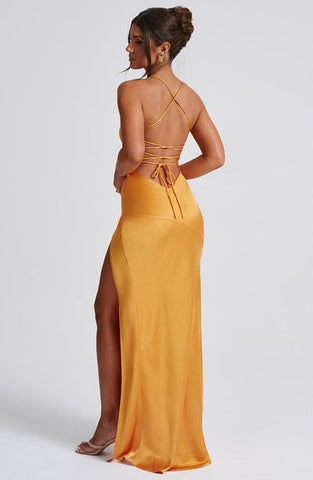 Kaylee Maxi Dress - Tangerine