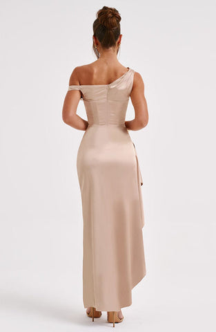 Gemma Maxi Dress - Champagne