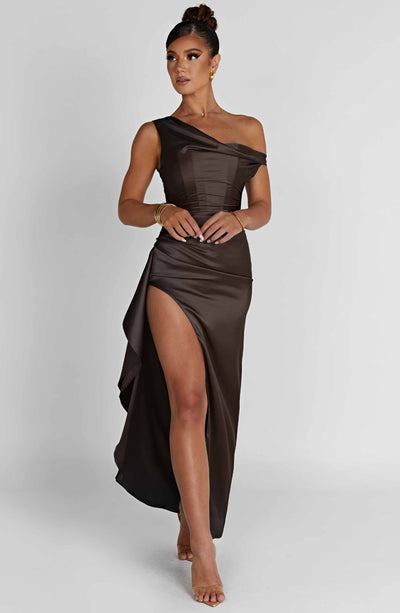 Gemma Maxi Dress - Charcoal