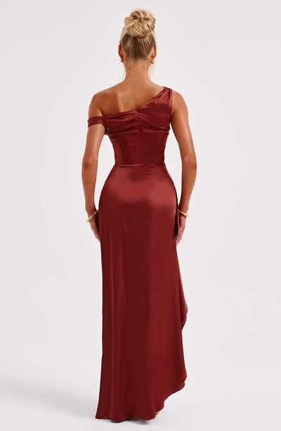 Gemma Maxi Dress - Rust