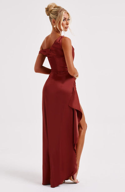 Gemma Maxi Dress - Rust