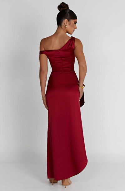 Gemma Maxi Dress - Wine