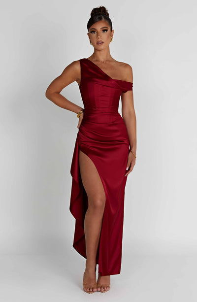 Gemma Maxi Dress - Wine