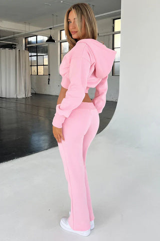 Cropped Set -   Pink