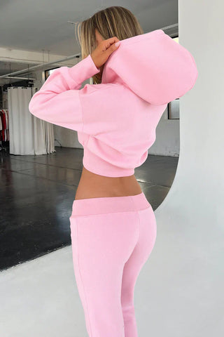 Cropped Set -   Pink