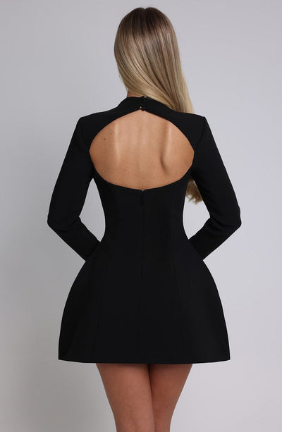 Elsa Mini Dress - Black