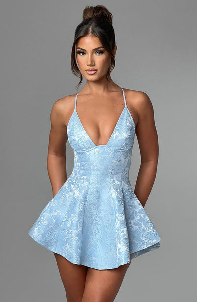 Marissa Playsuit Dress - Blue