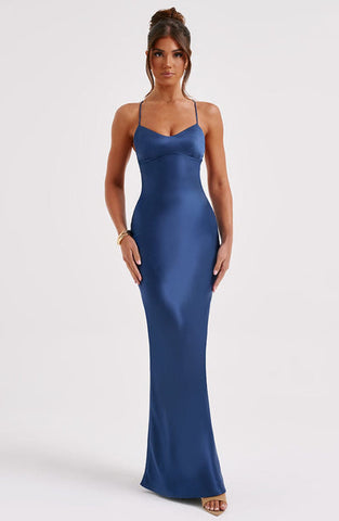 Joyce Maxi Dress - Navy