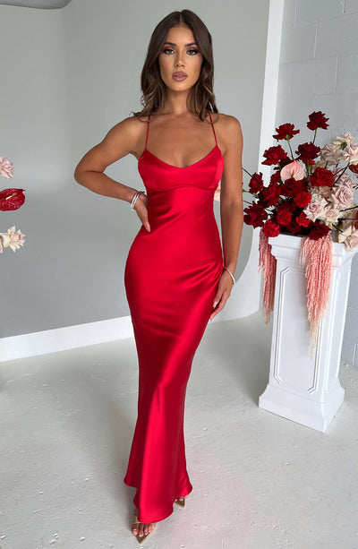 Joyce Maxi Dress - Red