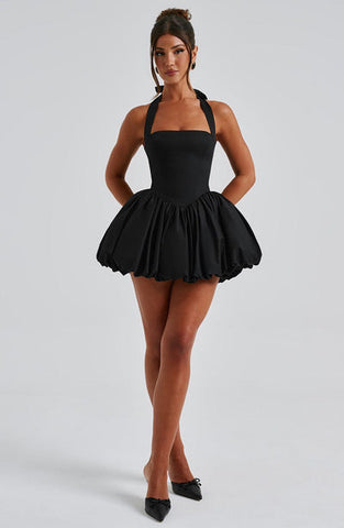 Mina Mini Dress - Black