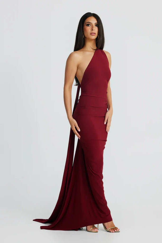 Victoria Maxi Dress - Wine