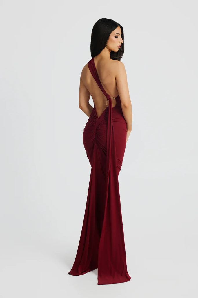 Victoria Maxi Dress - Wine