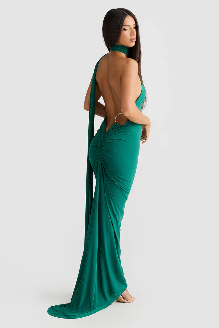 Victoria Maxi Dress - Emerald