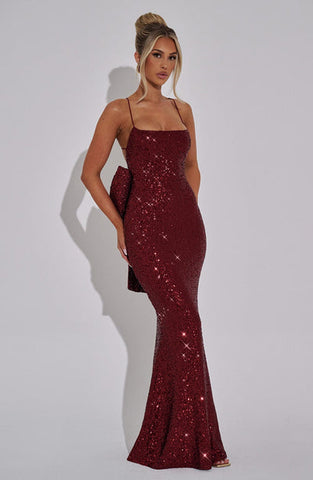 Eleanor Maxi Dress - Wine