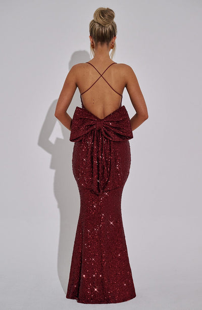 Eleanor Maxi Dress - Wine