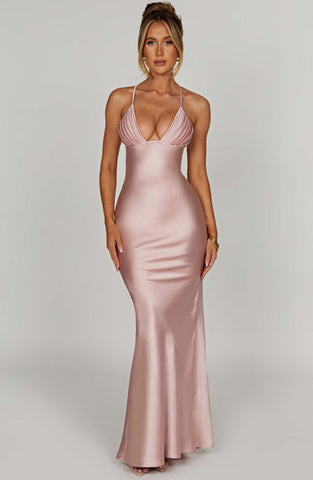 Mara Maxi Dress - Blush