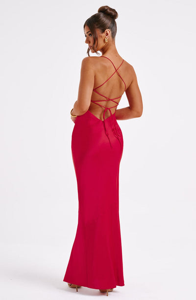 Jane Maxi Dress - Red