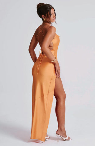 Jane Maxi Dress - Tangerine