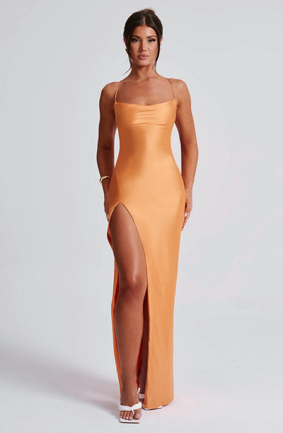 Jane Maxi Dress - Tangerine