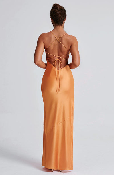 Jane Maxi Dress - Tangerine