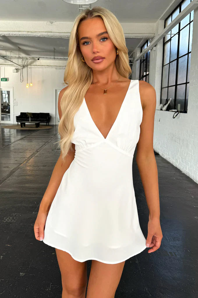 Bianca Mini Dress - White