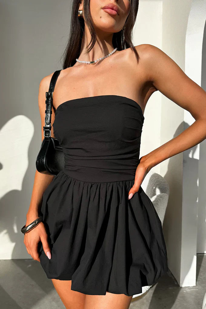 April Mini Dress - Black