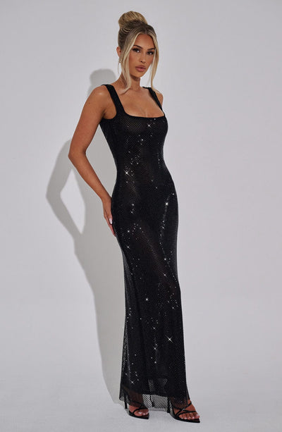 Clara Maxi Dress - Black