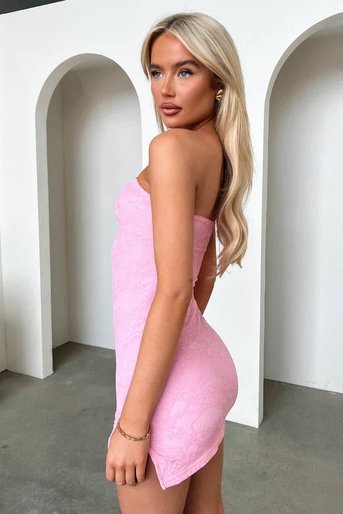 Carley Mini Dress - Pink