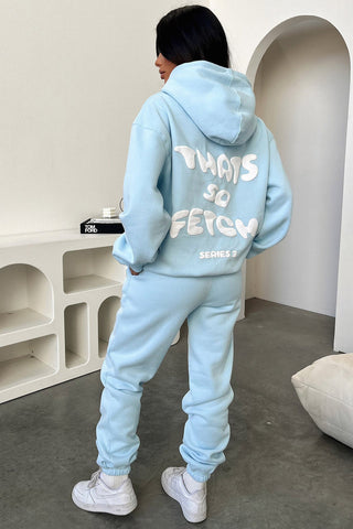 Oversize Hoodie Set - Pale Blue