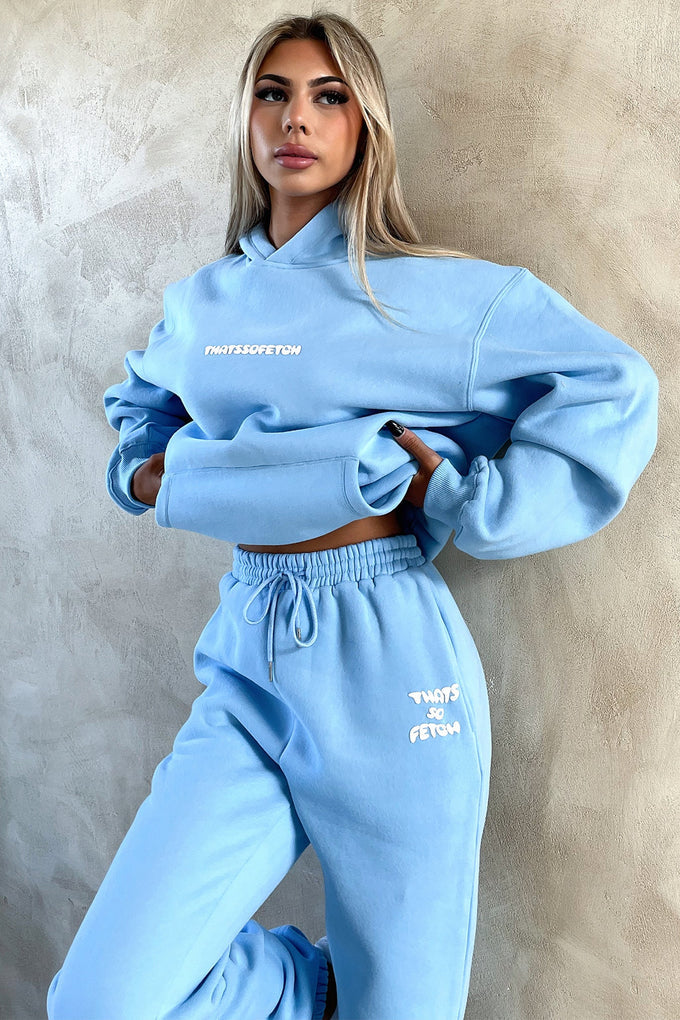 Oversize Hoodie Set - Blue