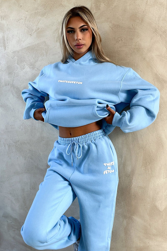 Oversize Hoodie Set - Blue