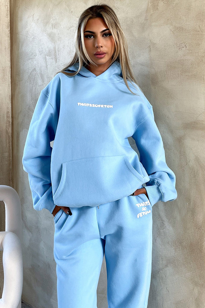 Oversize Hoodie Set - Blue