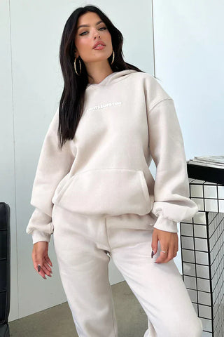 Oversize Hoodie Set - Bone