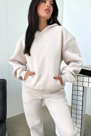 Oversize Hoodie Set - Bone